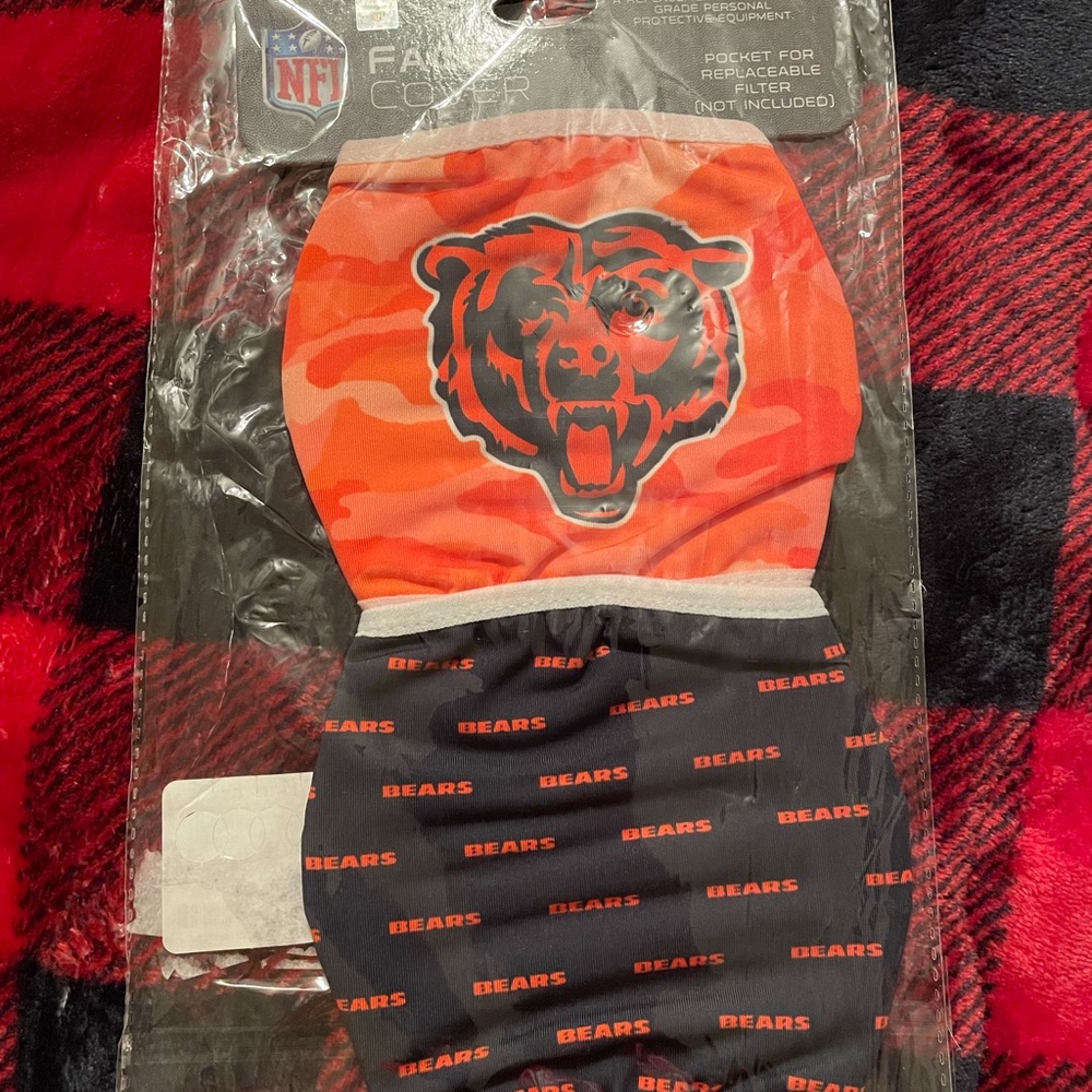 Chicago Bears Face Covering/Mask (2pack)